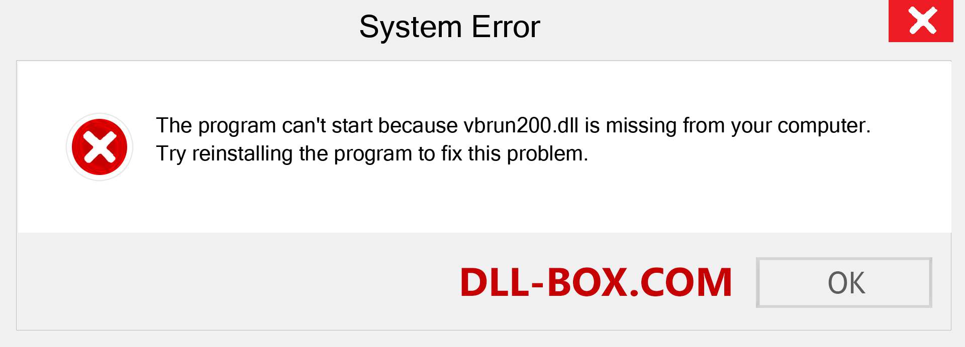  vbrun200.dll file is missing?. Download for Windows 7, 8, 10 - Fix  vbrun200 dll Missing Error on Windows, photos, images